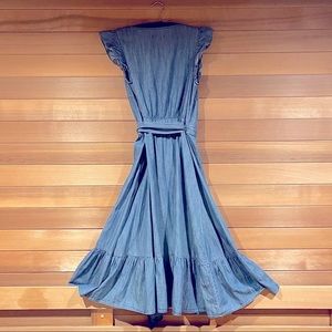 J CREW MIDI LENGTH WRAP DRESS